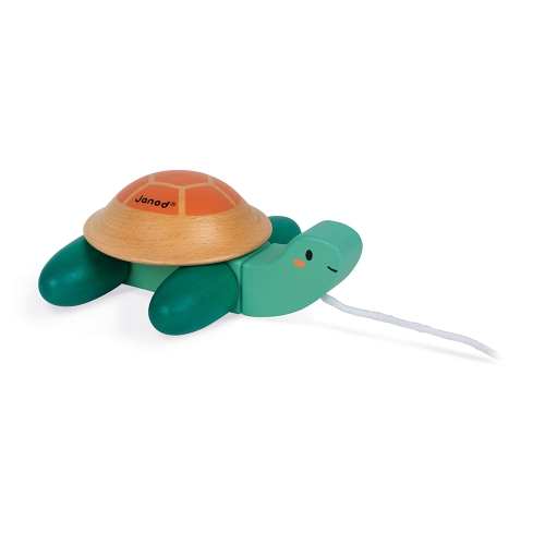 Janod WWF Turtle pull-along figure