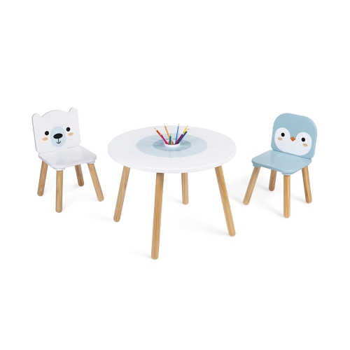 Janod Table and 2 Chairs - Polar