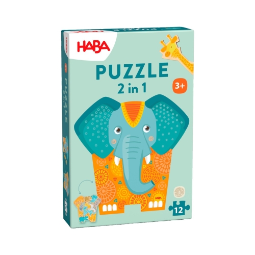 Haba 2 in 1 puzzle Elephant