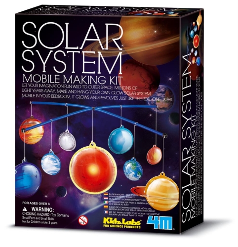 4M KidzLabs Solar System Mobile Building Set