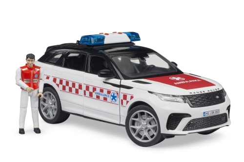 Bruder Range Rover Velar Emergency vehicle with figure and light and sound
