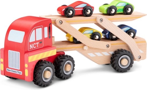 New Classic Toys Car transporter with 4 vehicles