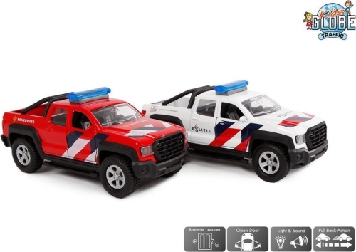 Kids Globe 2 cars emergency services