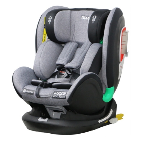Ding Philo Car Seat 40-135cm Black-Gray