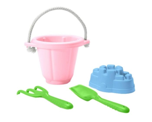 Green Toys Sand Play Set Pink Bucket