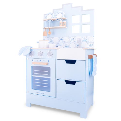 New Classic Toys children's kitchen Delft blue