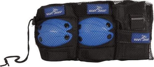 Street Runner Skate Protection Set 6 pieces Black / Blue S