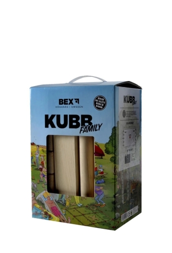Bex Kubb Family birch wood in colour box