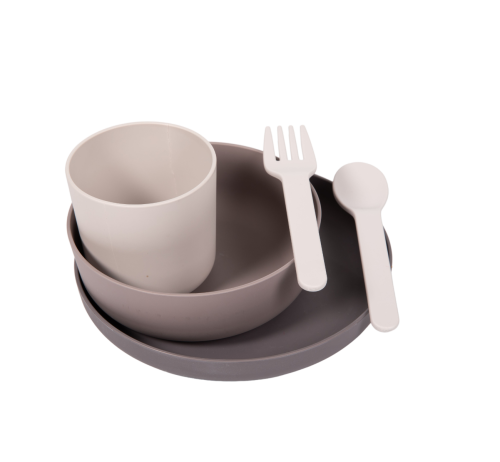 BoJungle Crockery CPLA Grey