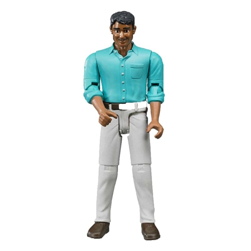 Bruder man tinted with white trousers 10.7cm