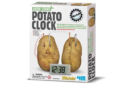 4M Kidz Lab Green Science Potato Clock