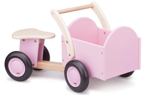 New Classic Toys Wooden Bakfiets Pink