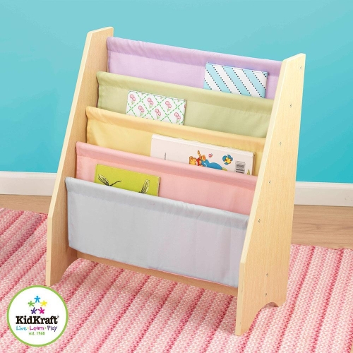 Kidkraft Schuin Bookshelf Pastel colors