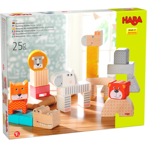 Haba building blocks animal parade