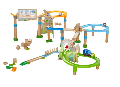 Haba Kullerbü marble track masterful play track mountain adventure