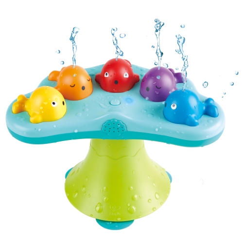 Hape bath toys music whale fountain