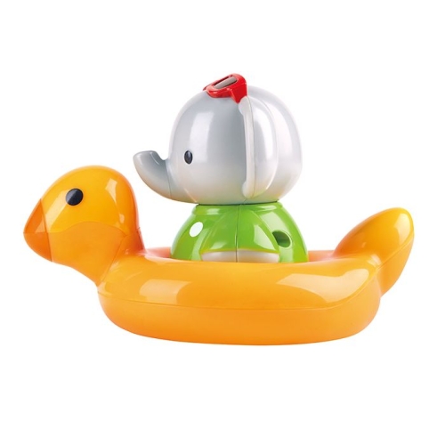 Hape bath toy elephant in boat