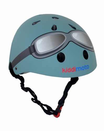 Kiddimoto children's helmet pastel blue M