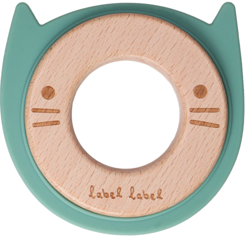 Label Label Teether cat green