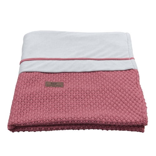 Baby&#39;s Only Cot Blanket Chenille Robust Grain Raspberry