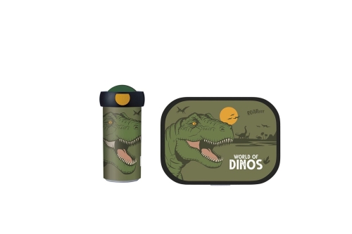 Mepal school cup and lunch box dino