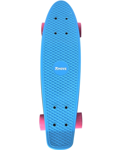 Move Old School Skateboard light blue