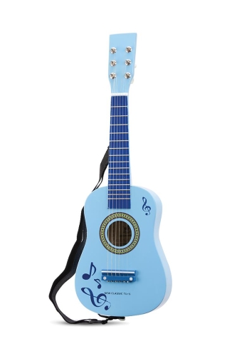 New Classic Toys Guitar Blue with Musical Notes