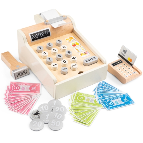 New Classic Toys cash register white