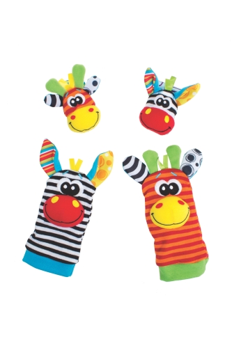 Playgro Rattle Jungle Wrist Rattle and Foot Finder