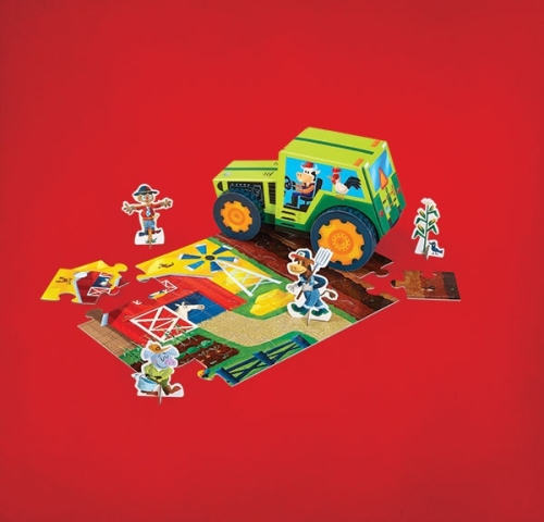 Crocodile Creek Puzzle and Play Farm