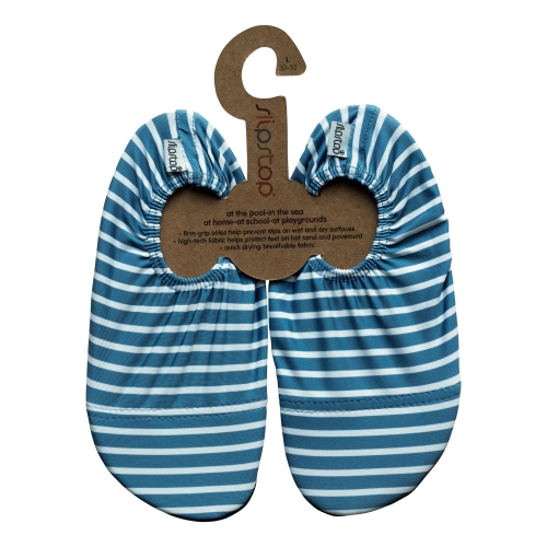 Slipstop children's swimming shoe L (30-32) blue stripes