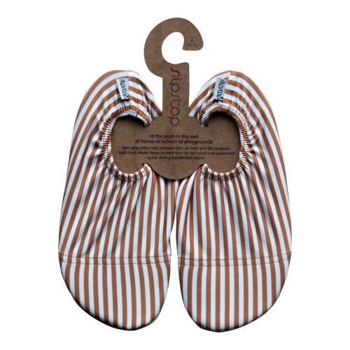 Slipstop children's swimming shoe M (27-29) cognac stripes