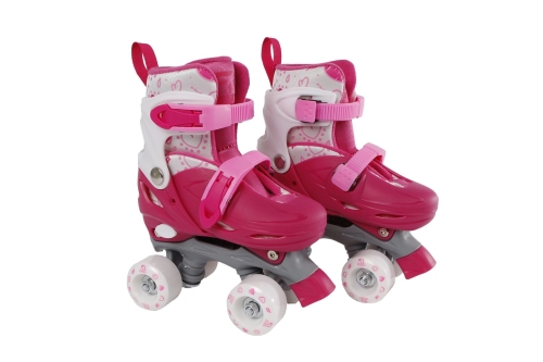 Street Runner roller skates pink / gray (31-34)