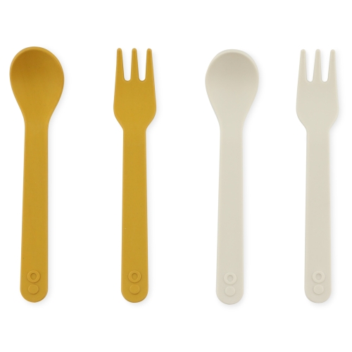 Trixie PLA Spoon/Fork 2-Pack Mustard