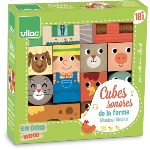 Vilac Musical Farm Blocks