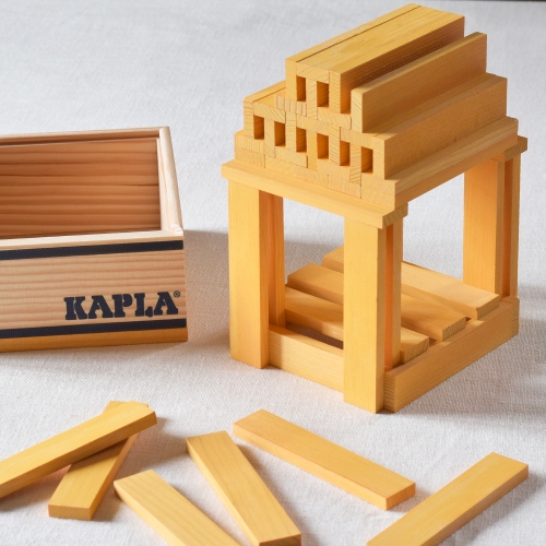 KAPLA Boards 40 Pieces Yellow