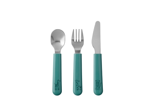 Mepal Children's cutlery set Mio 3-piece Deep Turquoise