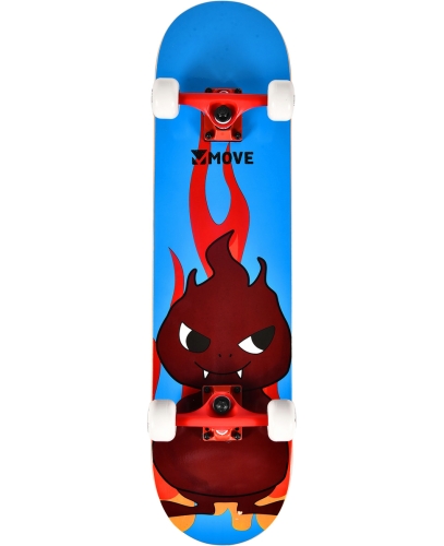 Move Skateboard Fire Blue
