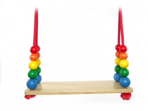Hess Wooden Swing with Beads