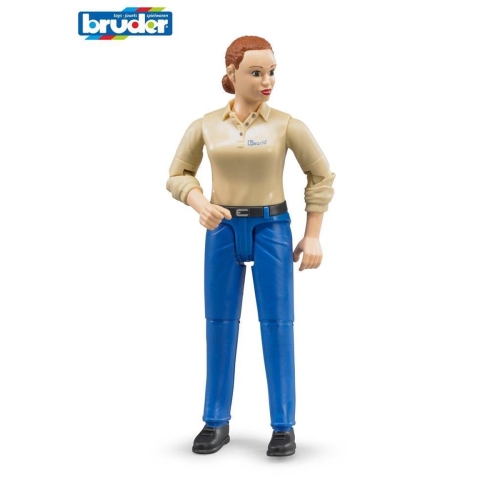 Bruder BWorld Woman With White Skin And Blue Trousers 