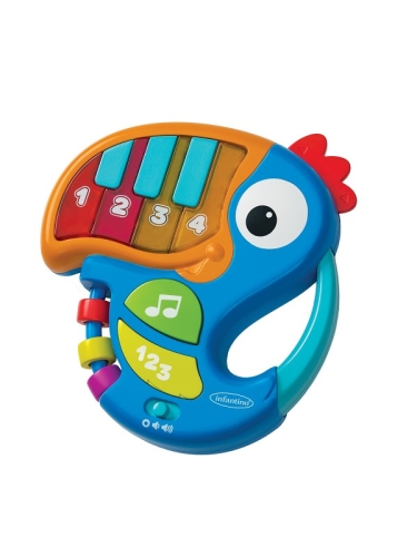 Infantino Piano &amp; Numbers Leather Toucan