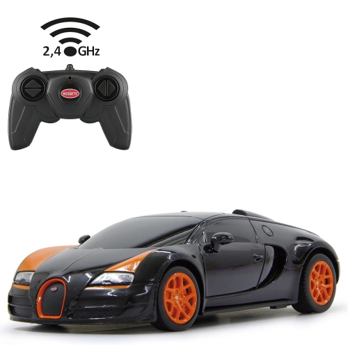 Jamara Remote Controllable Bugatti Grand Sport Vitesse Black 1:24