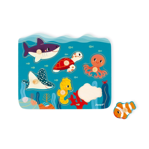 Janod WWF Button puzzle Ocean