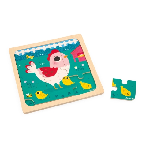 Janod Puzzle Chicken Henriette