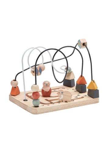 Kid's Concept wooden play area with beads NEO