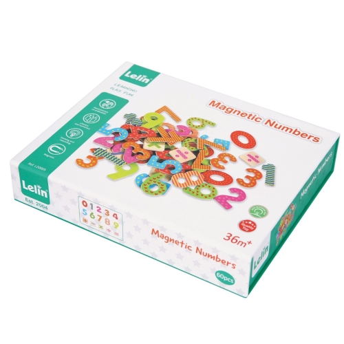 Lelin Magnetic numbers and number signs 60 pieces
