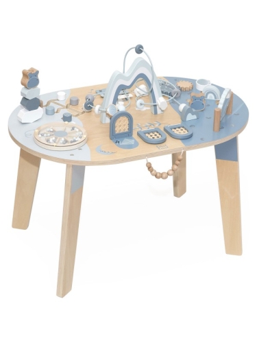 Label Label Activity Table Blue