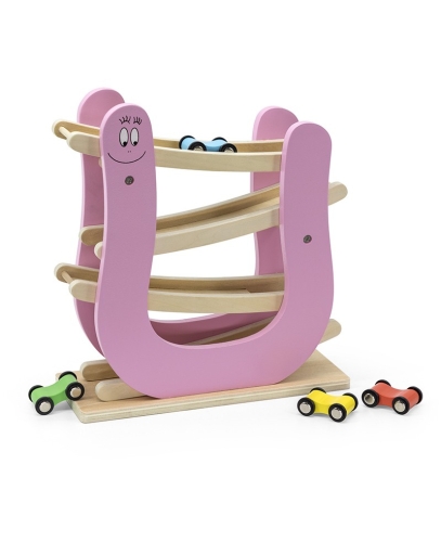 Label Label Barbapapa Wooden Car Track