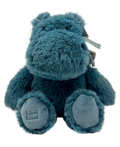 Label Label Soft Toy Hippo Harvey M Blue