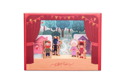 Lilliputiens Theatre with magnets Little Red Riding Hood